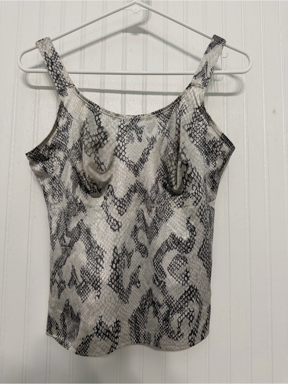 Ruby Ribbon 36 Viper Print Shapewear Cami Adjustable Straps LikeNew